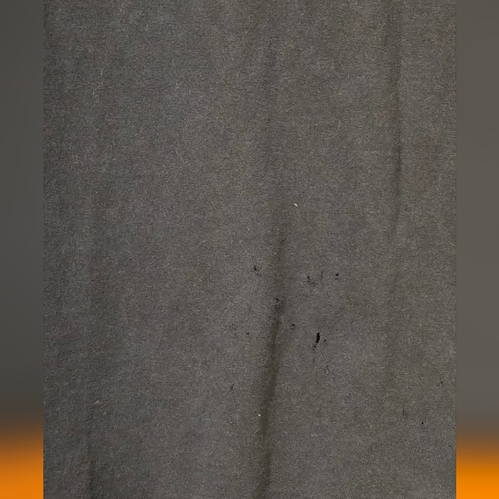 Ralph Lauren Black Tee with Orange Logo SzL - Picture 5 of 6
